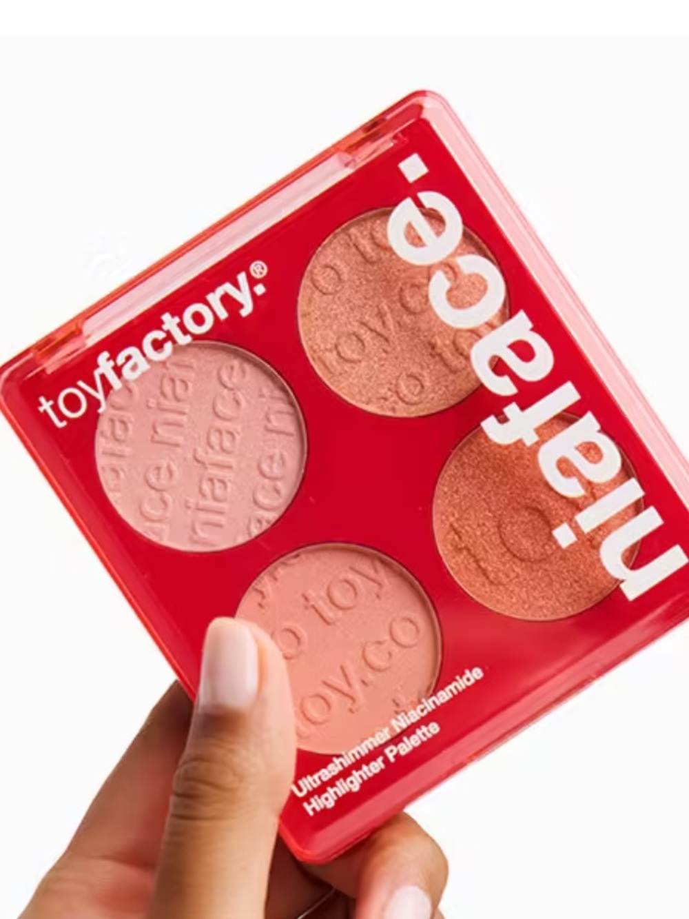ToyFactory Niaface Ultrashimmer Highlighter Palette - Pink